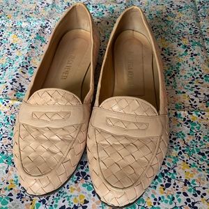 Vintage BOTTEGA VENETA Intrecciato Leather Loafers